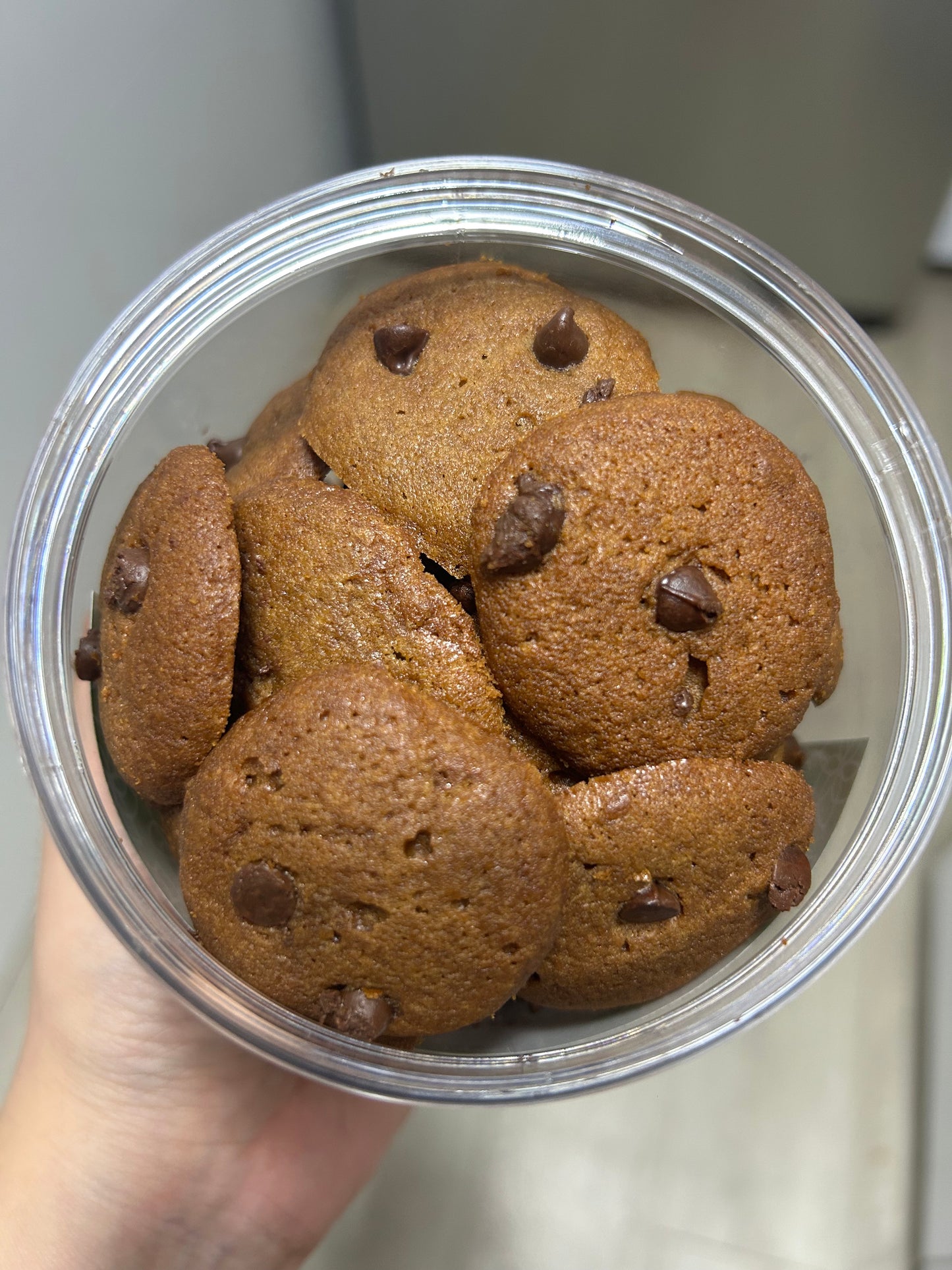 Handmade Peppermint Chocolate Cookies (no pork/lard)