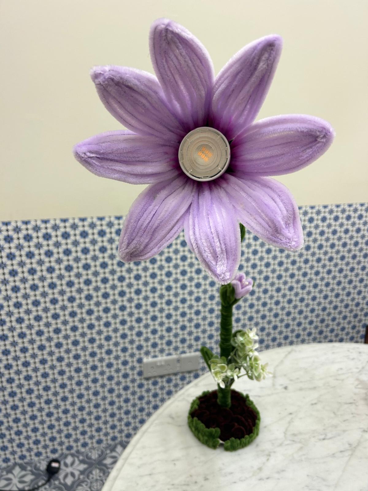 Blooming floral lamps (handmade designs)