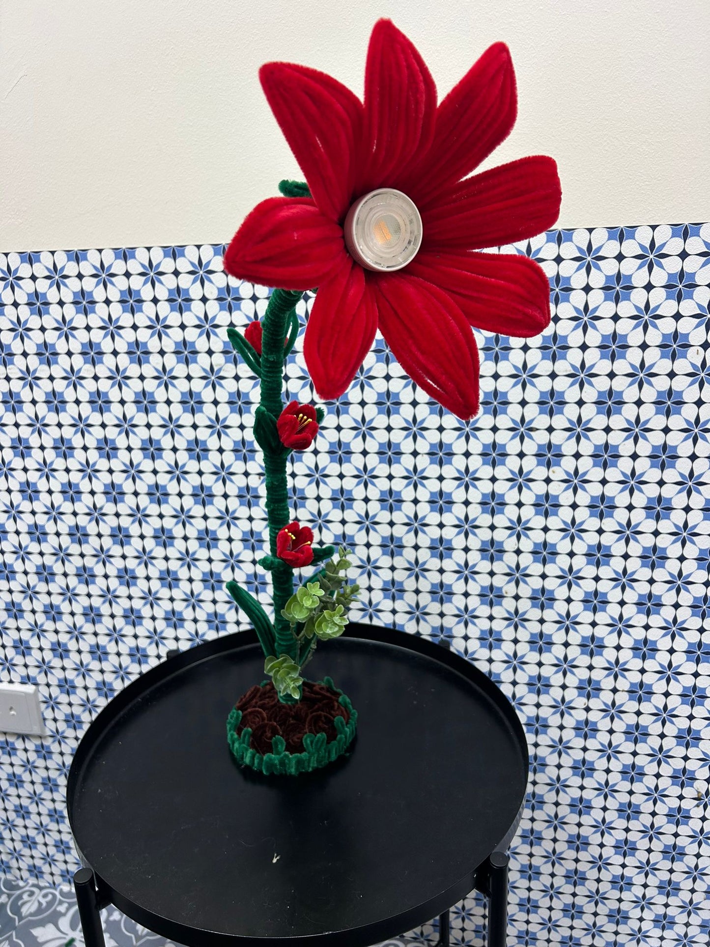 Blooming floral lamps (handmade designs)