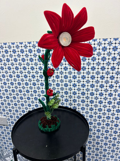 Blooming floral lamps (handmade designs)