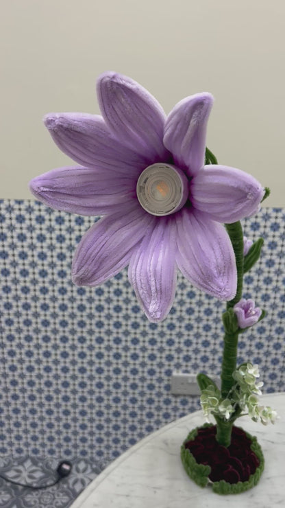 Blooming floral lamps (handmade designs)
